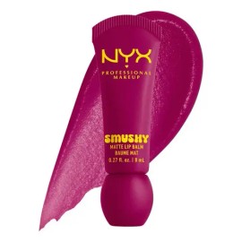 NYX Professional Makeup Smushy Bálsamo de Labios Matte  Smushy Matte Lip Balm, Vegan Formula                                                          
