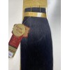SAGA GOLD YAKY 10"_#1B_100% HUMAN REMY HAIR WEAVE STRAIGHT EXTENSION*