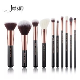 Jessup Set Brochas Maquillaje Profesional 10pz Jessup Originales