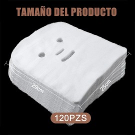 🔥 Anebake 120pzs mascarilla gasa de algodón para faciales cuidado piel  Vitaminas y Minerales