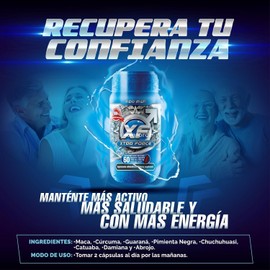 XTRAFORCE™ FOR MEN – Multivitamínico Natural para Hombres con Maca, Cúrcuma, Guaraná, Catuaba y Abrojo | 20 Cápsulas para Energía, Rendimiento y Salud Masculina