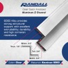 Randall Manufacturing 3/4"Wide x 1/8" Wall Clear Satin Anodized Aluminum