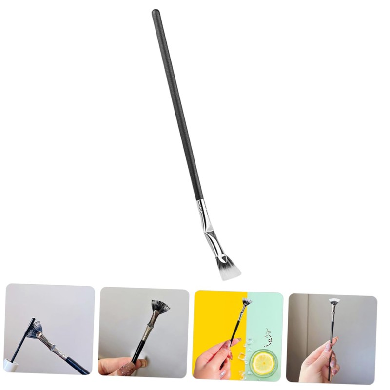 IWOWHERO Mascara and Eyelash Brush Fan-shaped Design for Easy Makeup