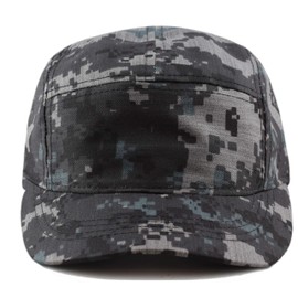 The Hat Depot Exclusive Made in USA Cotton 5 Panel Unstructured Outdoor Cap (Camo3)