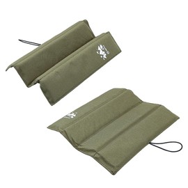 ANCLLO 2pcs Folding Sit Mat Hiking Seat Pad for Walkers Thermal Folding Camping Seat Mat