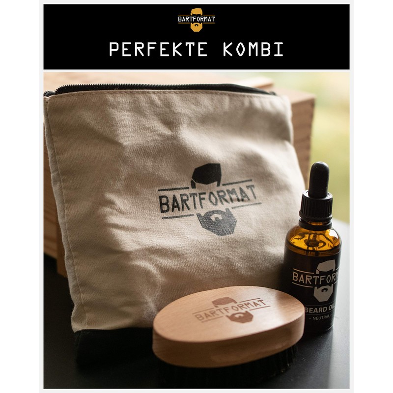 BARTFORMAT Men's Toiletry Bag - Smart Design with Leak Protection