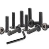 Plstod Pack of 40 M6 x 16 screws, flat head