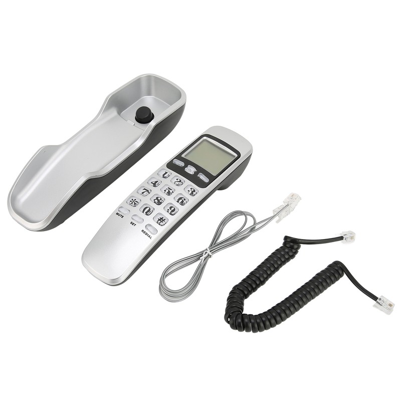 KXT888CID Landline Wall Phones Corded Landline Telephone with LCD Display