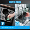 WODHMIEY Cup Holder Insert,Anti Slip Silicone Center Console Organizer Cup