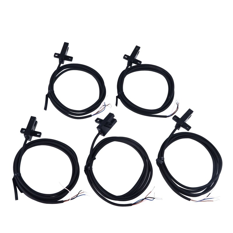 5Pcs Photoelectric Switch U Groove Shape Beam Sensor Limit NO