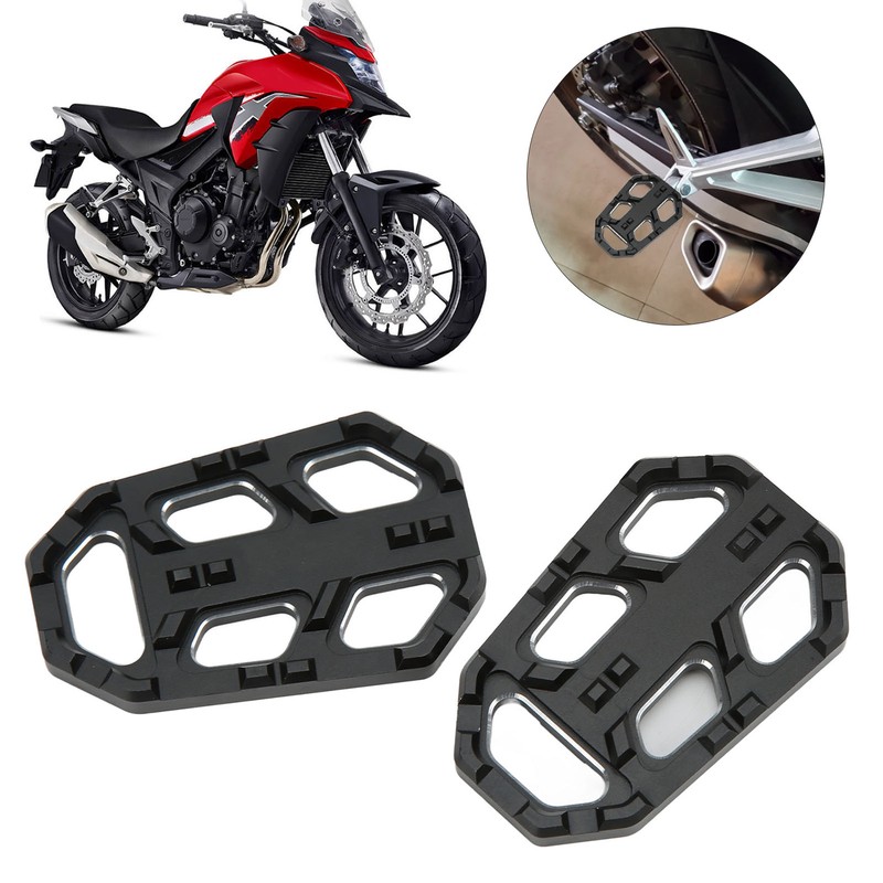 2PCS Motorcycle Widen Footrest Pedals Aluminium Alloy Replacement for CB500X