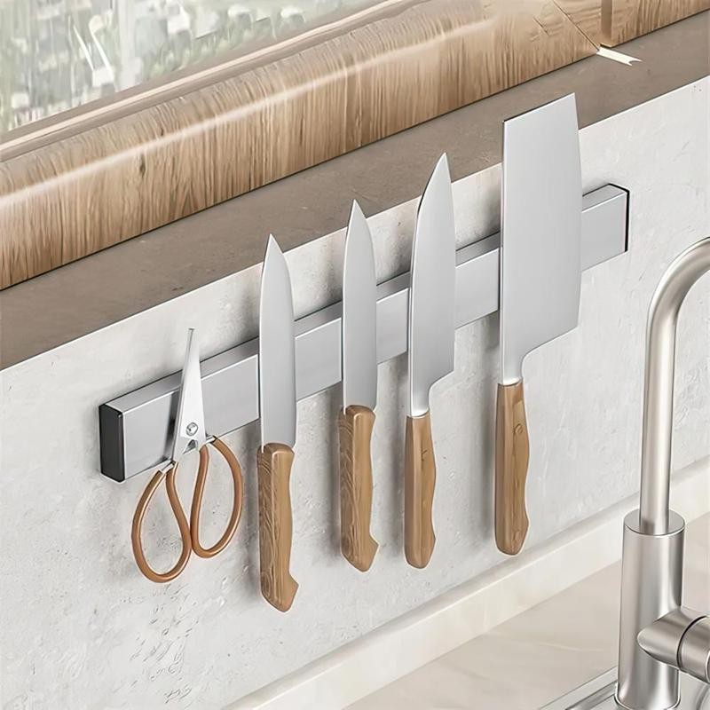 Magnetic Knife Holder, 1 Count Non-slip Double Sided Knife Rack,
