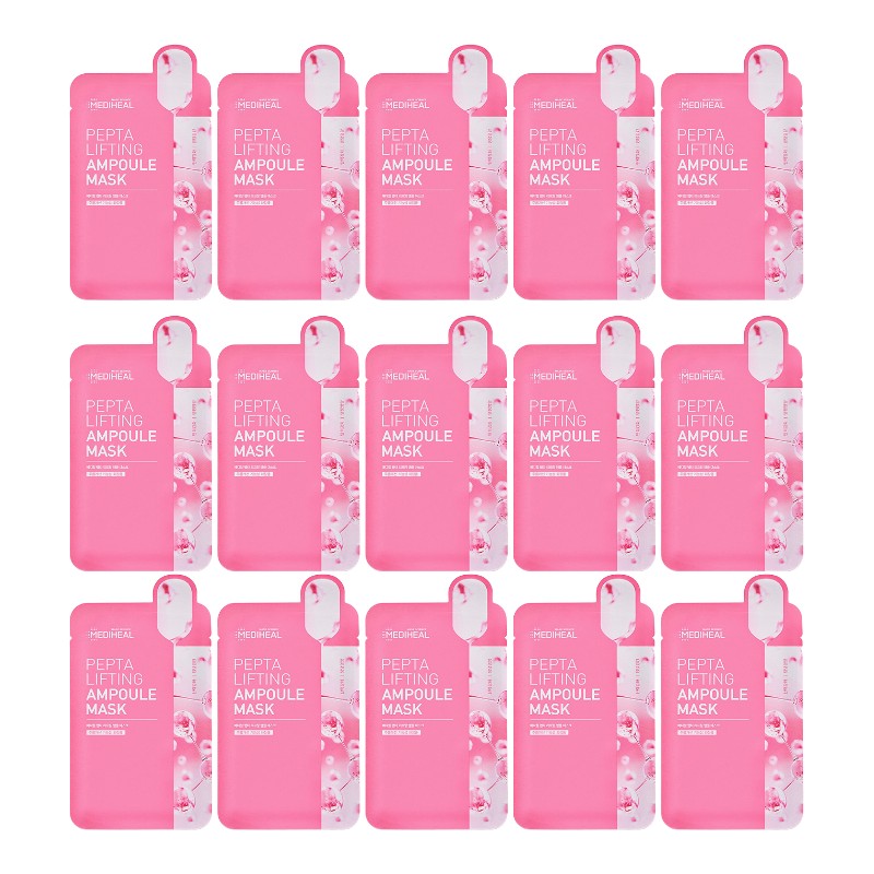 MEDIHEAL Pepta Lifting Ampoule Mask Set (15 masks)