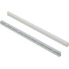 Handles & Ironmongery Drawer Slide 285mm x 16mm x 17mm Plastic White Side Mount