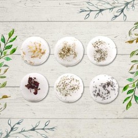 Himalayan Salt Bath Bombs Set of 6 Different Fragrances, Jumbo Bath Bombs 180g Each