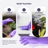 FMP Brands X-Large Purple Latex Dish Gloves, 3 Pairs, 12