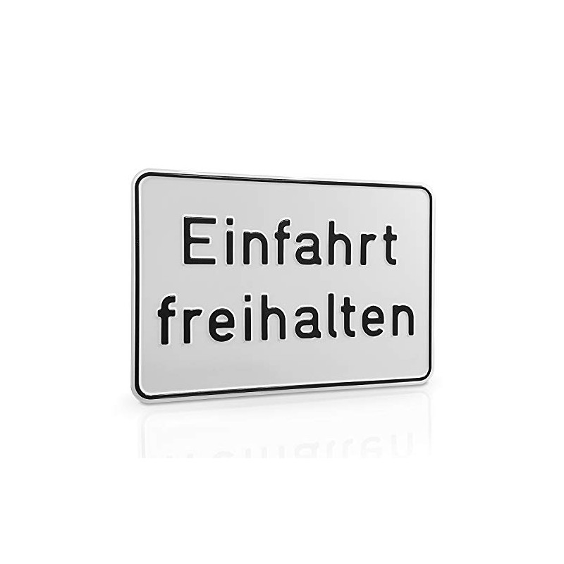 Betriebsausstattung24 Sign "Einfahrt freihalten" - Aluminium - 25.0 x 15.0