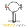 sourcing map Wall Mount Ceiling Mount Pipe Support, 304 Stainless