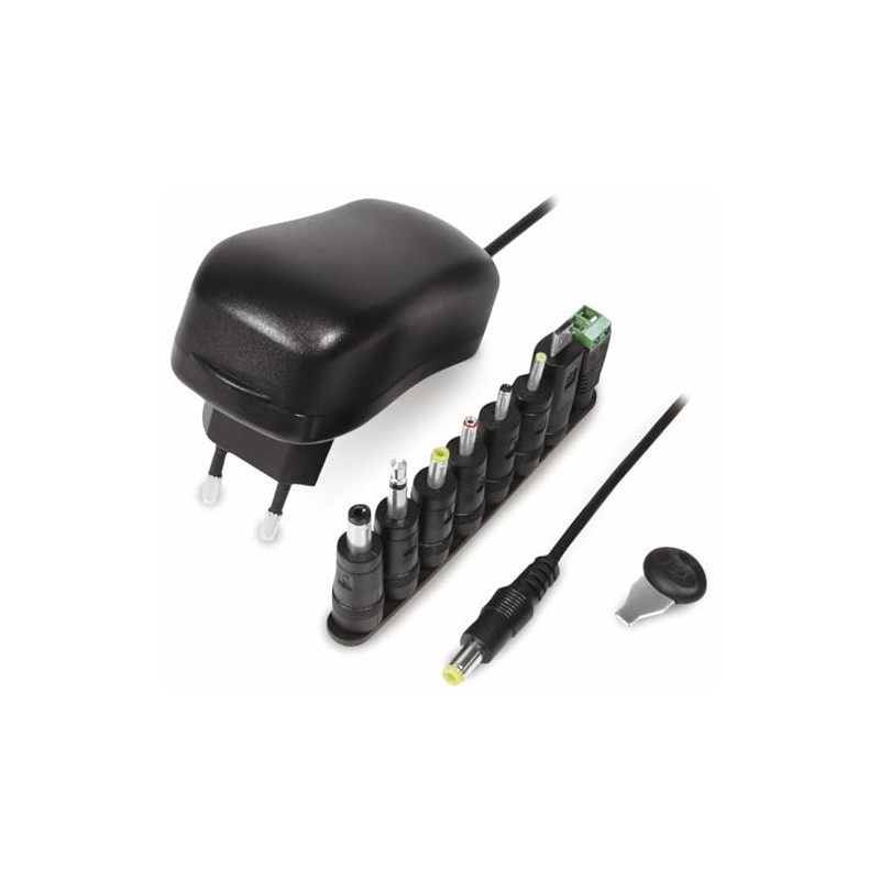 LogiLink PA0167 Universal Power Supply 12W Black