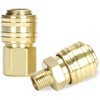 Compressed Air Coupling 1/4 Inch for Compressed Air Connections, Euro