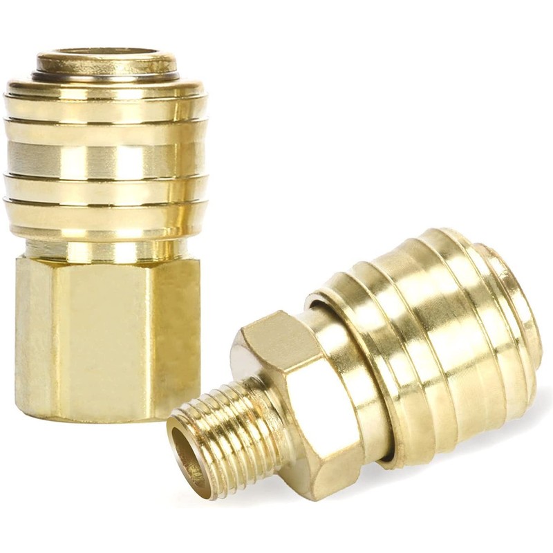 Compressed Air Coupling 1/4 Inch for Compressed Air Connections, Euro