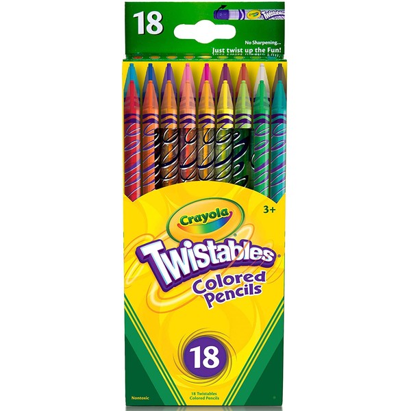 Crayola 18 Ct Twistables Colored Pencils