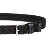 Dockers Men's 1 3/8 in. Stretch Fabric Braided Belt, Black,