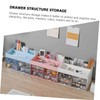 OHPHCALL Multi Function Desk Organizer Drawer Storage Box Versatile Cosmetics