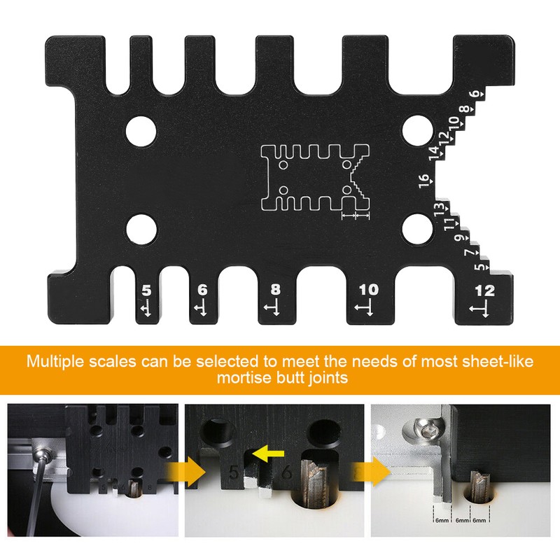 Woodworking Tenon Caliper Card Gauge Measuring Tool Woodworking Measurement Accessories