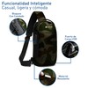 Bluelander Mochila Antirrobo Cruzada, Bolso de Pecho para Hombre con