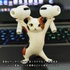 Wowjimi Pen Stand, 5 Pieces, Pen Holder, Funny Cats, Cute