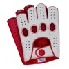Riparo Men’s Fingerless Leather Driving Gloves – Genuine Cowhide Half-Finger