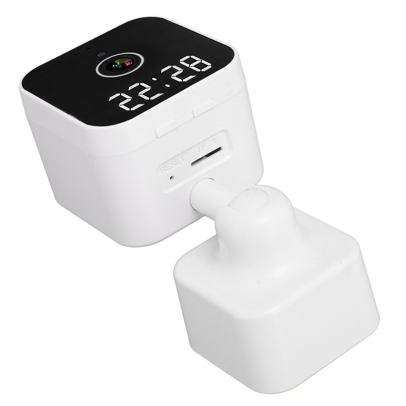 Indoor Security Camera with Clock 2.4G WiFi Wireless HD 3MP