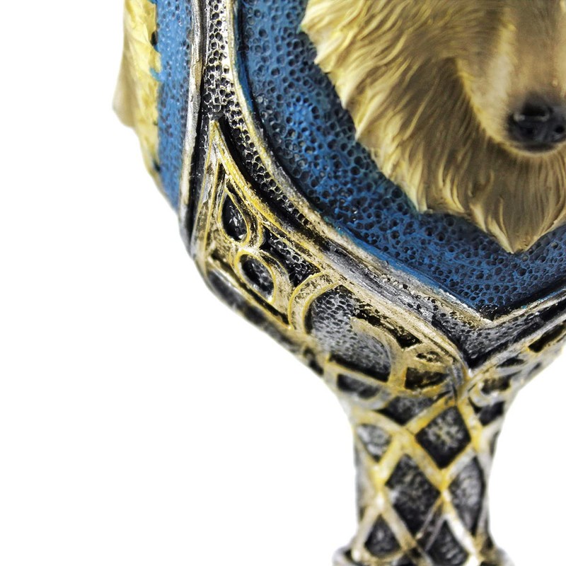 EZESO Stainless Steel Wolf Goblet, EZESO Resin 3D Wine Chalice