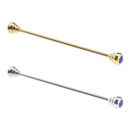 The Lord of the Tools 2PCS Men Collar Bar Neck Tie Shirt Pin Collar Necktie Clasp Metal Brooch Pin Lapel Stick Pin Men Shirt Decor for Men Boys Father Husband Lover