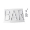 Neon Light 3‑Dimensional USB Wall Sign Lamp Decoration for Bar