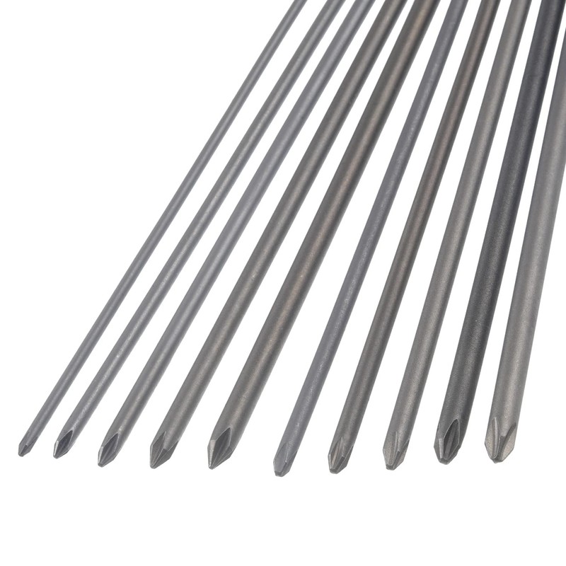 Rocaris 10 Pack Extra Long Phillips Screwdriver Bit Sets, 1/4