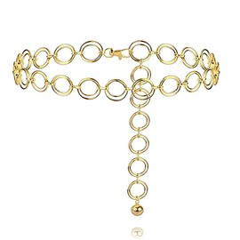 Women's Belt, Women's Chain Belt, Waist Chain, Fashion Waist Belt, Metal Belt, Adjustable Waist Chain, Hip Chain, for Dresses