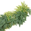 Green Artificial Plant Fake Leaves Aquarium Fish Tank Reptile Terrarium