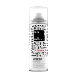 IGK GOOD BEHAVIOR Spirulina Protein Smoothing Spray | Keratin Like Treatment + Frizz Control + Heat Protectant | Vegan + Cruelty Free | 186ml | 5.6 oz:_1 Spray