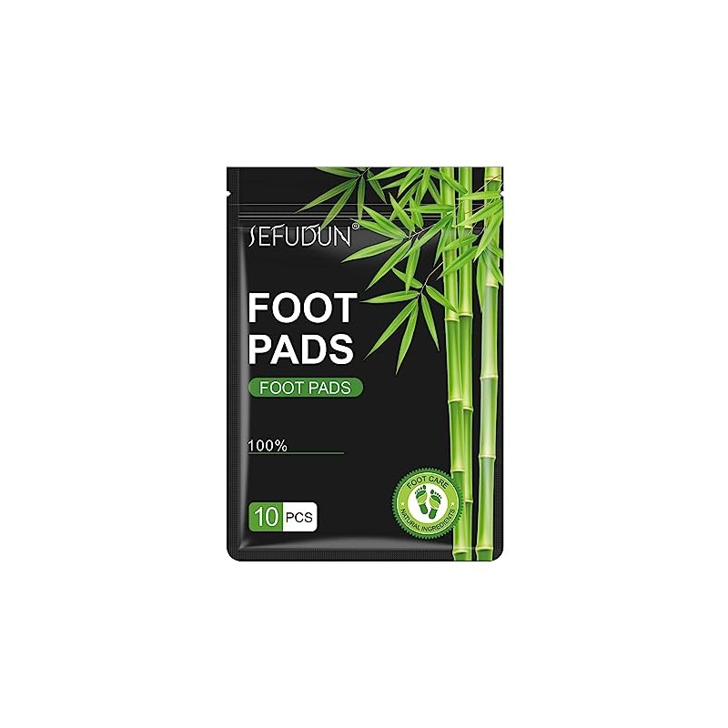50PCS Foot Pads, Natural Bamboo Vinegar Ginger Powder Foot Pads