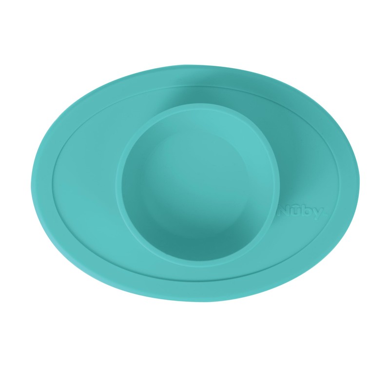 Nuby Sure Grip Silicone Feeding Bowl - Toddler Suction Plate