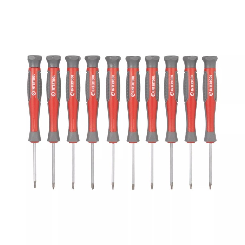 INTERTOOL 58-Piece Magnetic Screwdriver Set with Bits and Case VT08-3358