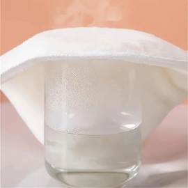 Reusable Hot & Cold Compress Face Towel — Moisturizing Facial Mask Towel for Hot/Cold Skin Care, Soft & Gentle