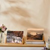 Rustic Wooden Photo Frames, 2 Pack, Beech Wood Base, Acrylic