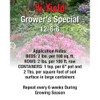 Hi-Yield (34191) Grower's Special Fertilizer 12-6-6 (10 lbs.)