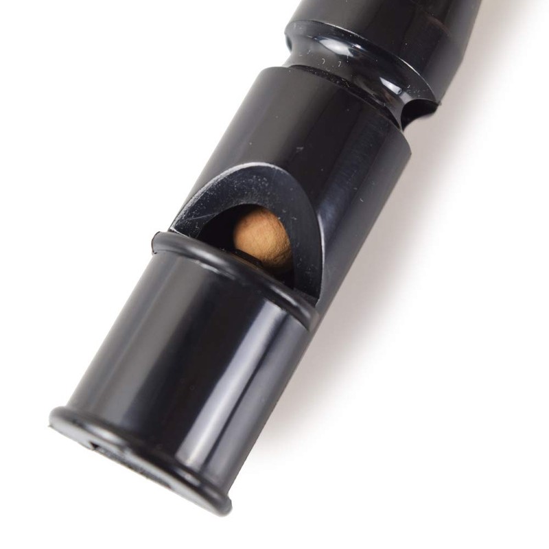 ACME Double Tone Whistle No. 640 Black with Free Leather
