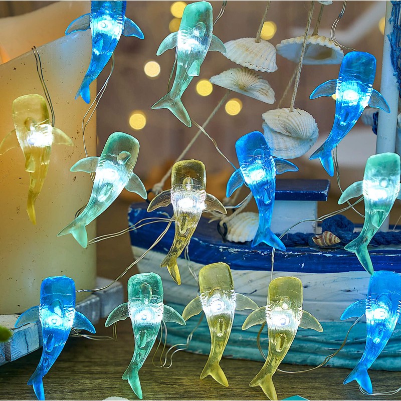 Nautical Theme Sea Life Decorative Fairy String Lights (Whale Shark)