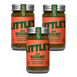 Littles Rich Hazelnut Infused Instant Coffee 3 X 50g Jars