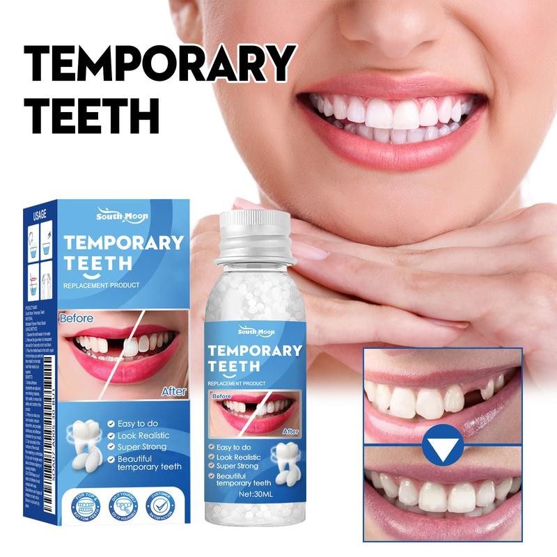 Solid teether modification teeth Temporary filling holes filling glue False